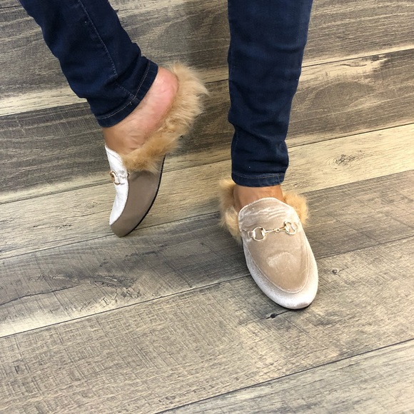 NUDE VEGAN MULES - Picture 5 of 6